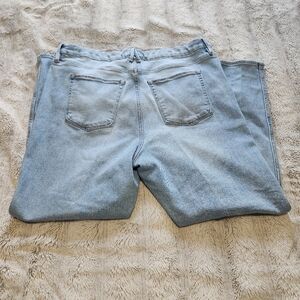 VGUC 18 Good American High Rise Light Blue Jeans